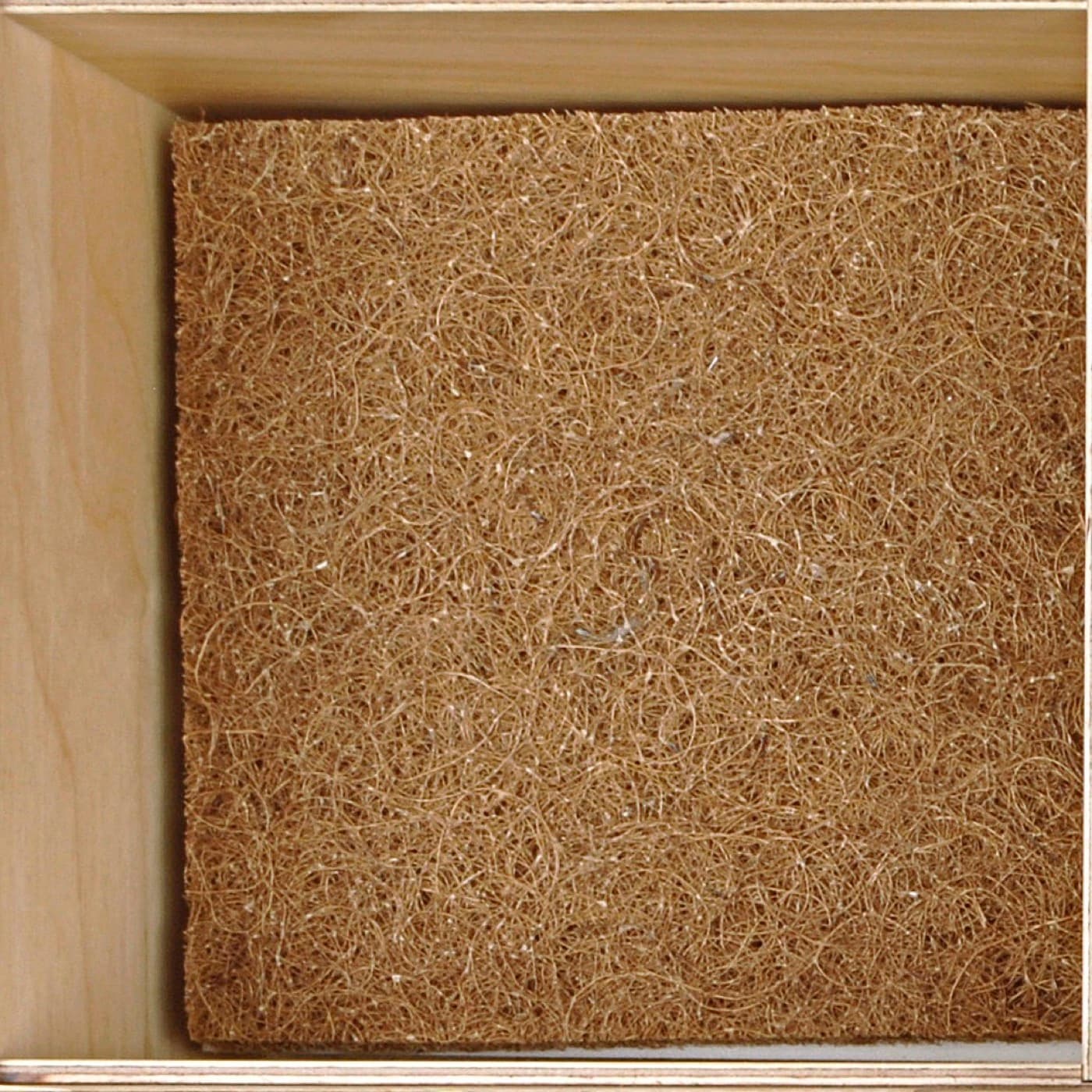 Close view of coir material